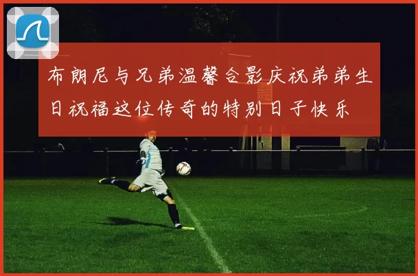 布朗尼与兄弟温馨合影庆祝弟弟生日祝福这位传奇的特别日子快乐